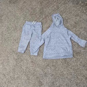 Cat & Jack 3T Gray Sweatshirt Set